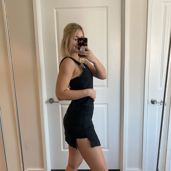FREE PEOPLE Black Mini Dress - Picture 3 of 7
